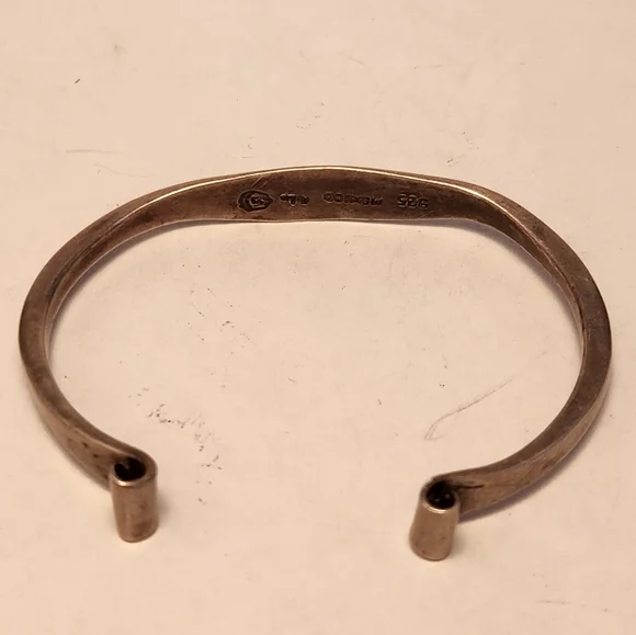 Understated Sterling Silver Cuff Bracelet - Picture 3 of 5